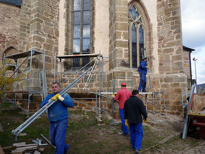 Kirchenrenovierung 2010 / 2011 (Foto: Karl-Franz Thiede)